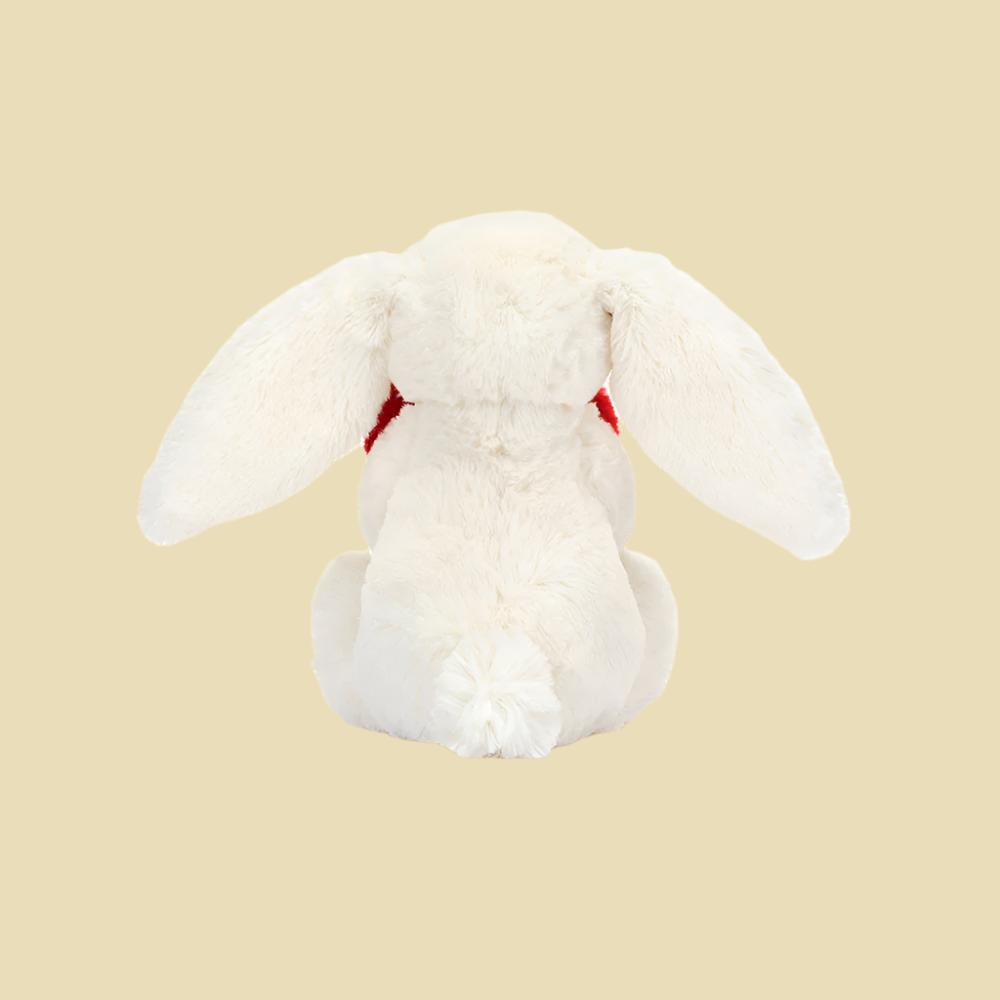 Bashful Red Love Heart Bunny 1