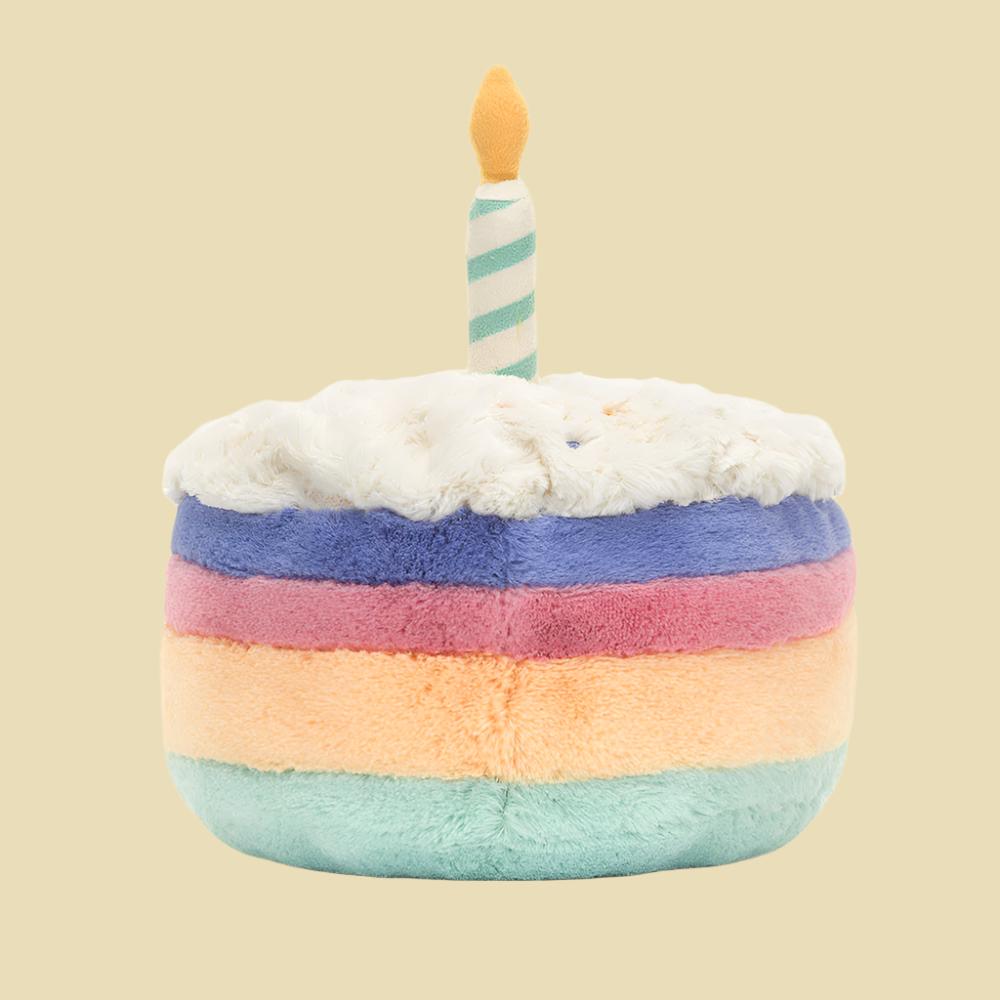 Jellycat Amuseables Rainbow Birthday Cake 1