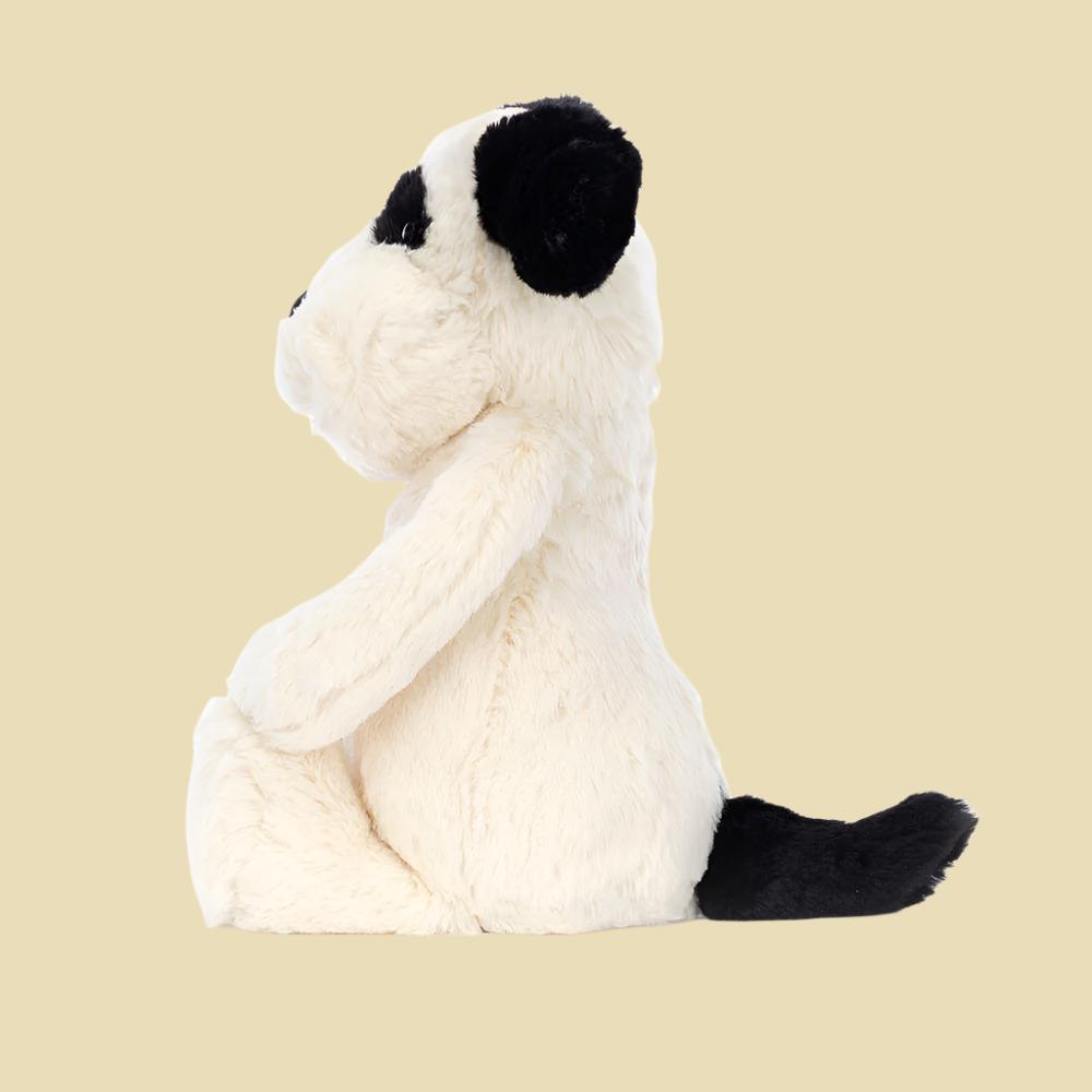 Jellycat Bashful Black & Cream Puppy 1